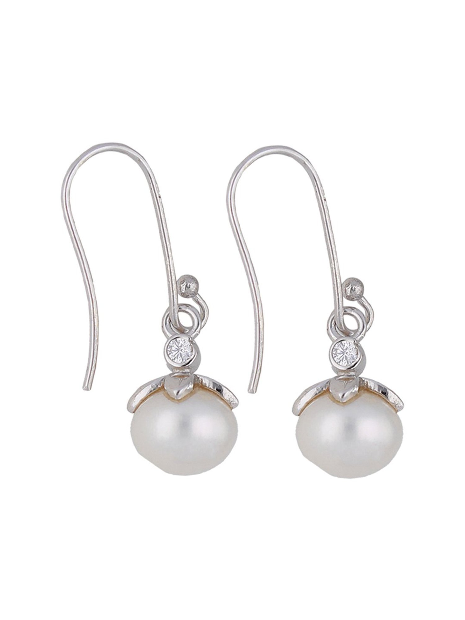 Sri Jagdamba Pearls Derwin 92.5 Sterling Silver Earrings
