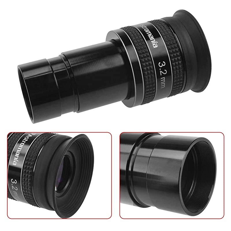 1.25" 2.5mm 58-Degree Planetary Eyepiece for Telescope