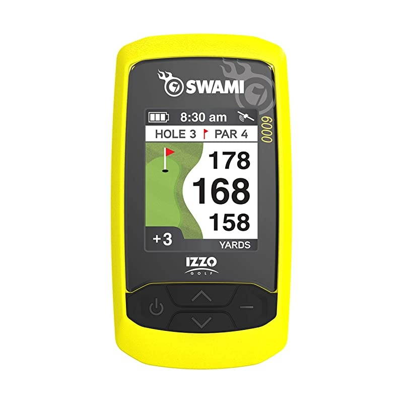 Golf Swami Handheld 6000 Golf GPS Yellow 375quot x 2quot x 1quot