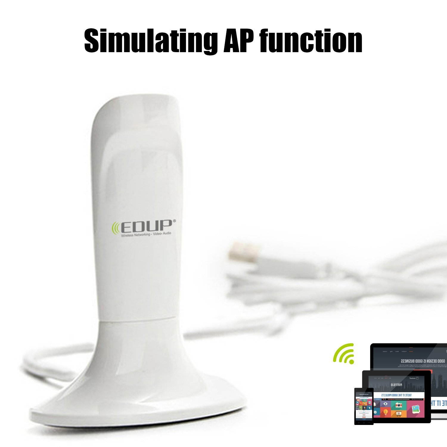 300Mbps Wireless Dual Band USB Adapter WIFI Network Adapter