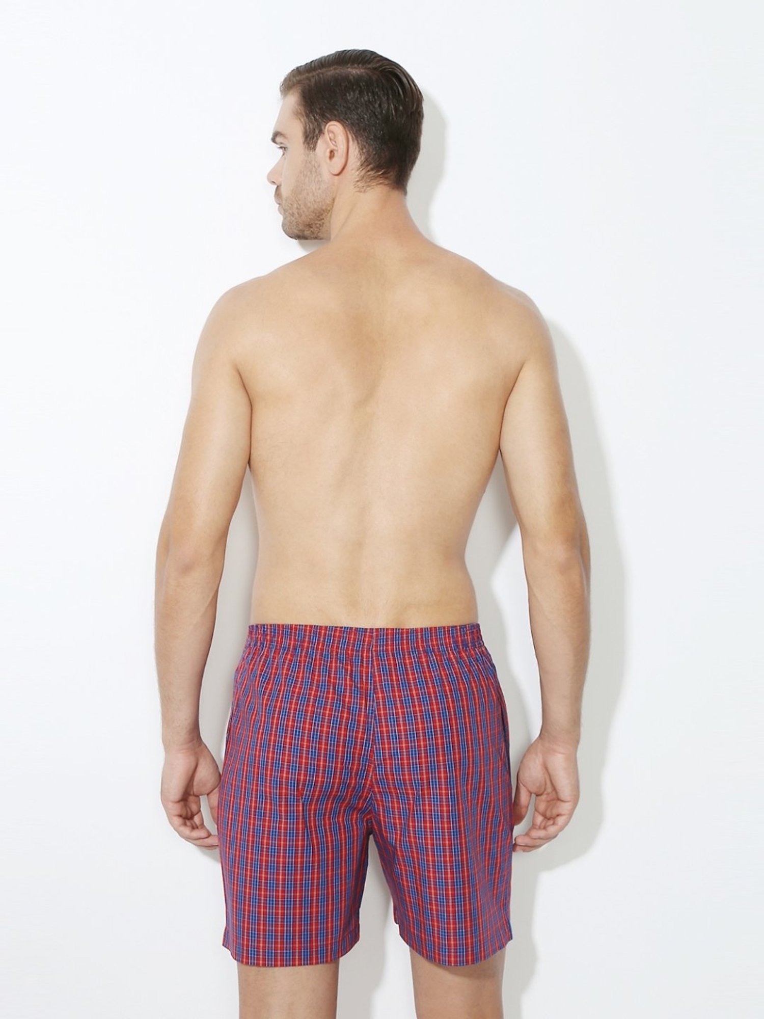 Van Heusen Assorted Cotton Regular Fit Checks Boxers