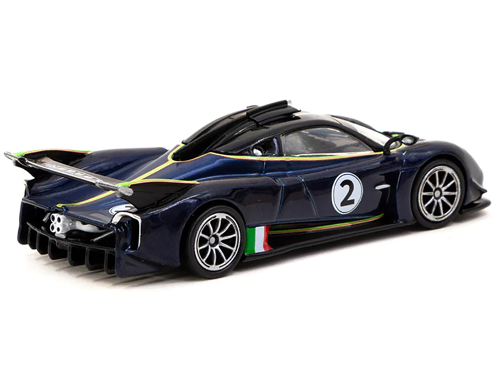 Pagani Utopia Green Metallic 1/64 Diecast Model Car by CM Models