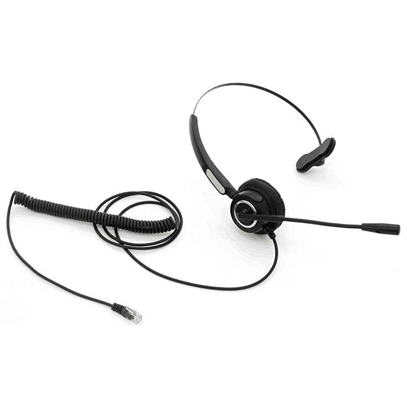 4 Pin RJ9 Telephone Headset for Landline Desk Phones (H510-RJ)