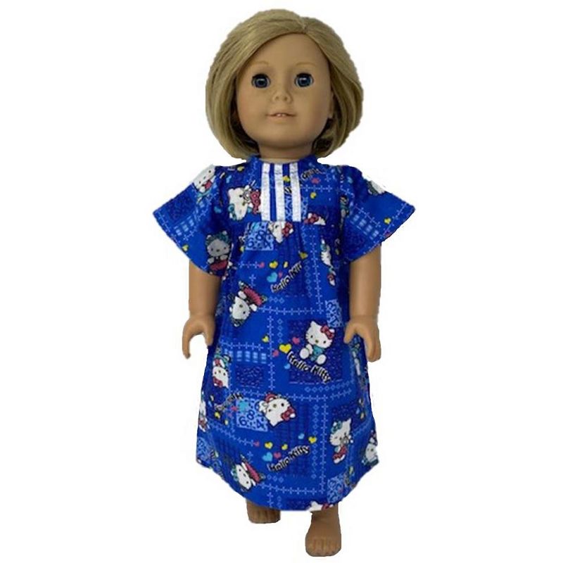 The Queen's Treasures Little House on the Prairie Green Calico Dress, Bonnet & Apron for 18" American Girl Dolls