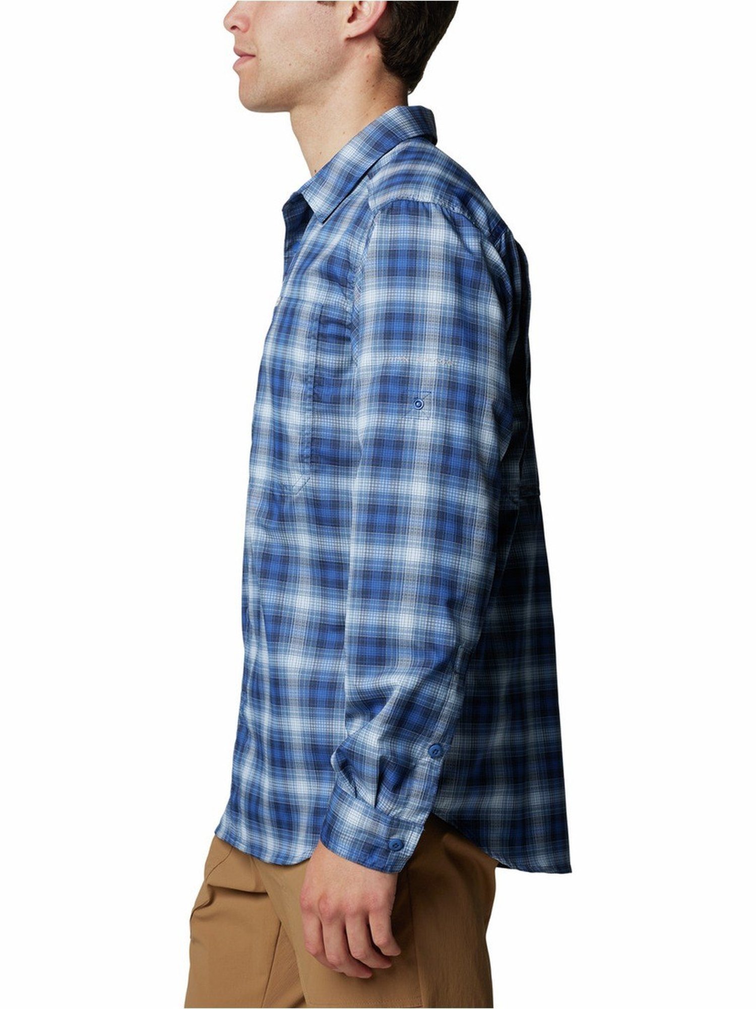 Columbia Mountain Blue Regular Fit Checks Shirt