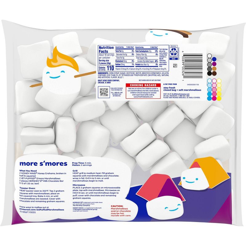 Kraft Jet-Puffed S'moreMallows Marshmallows - 21oz