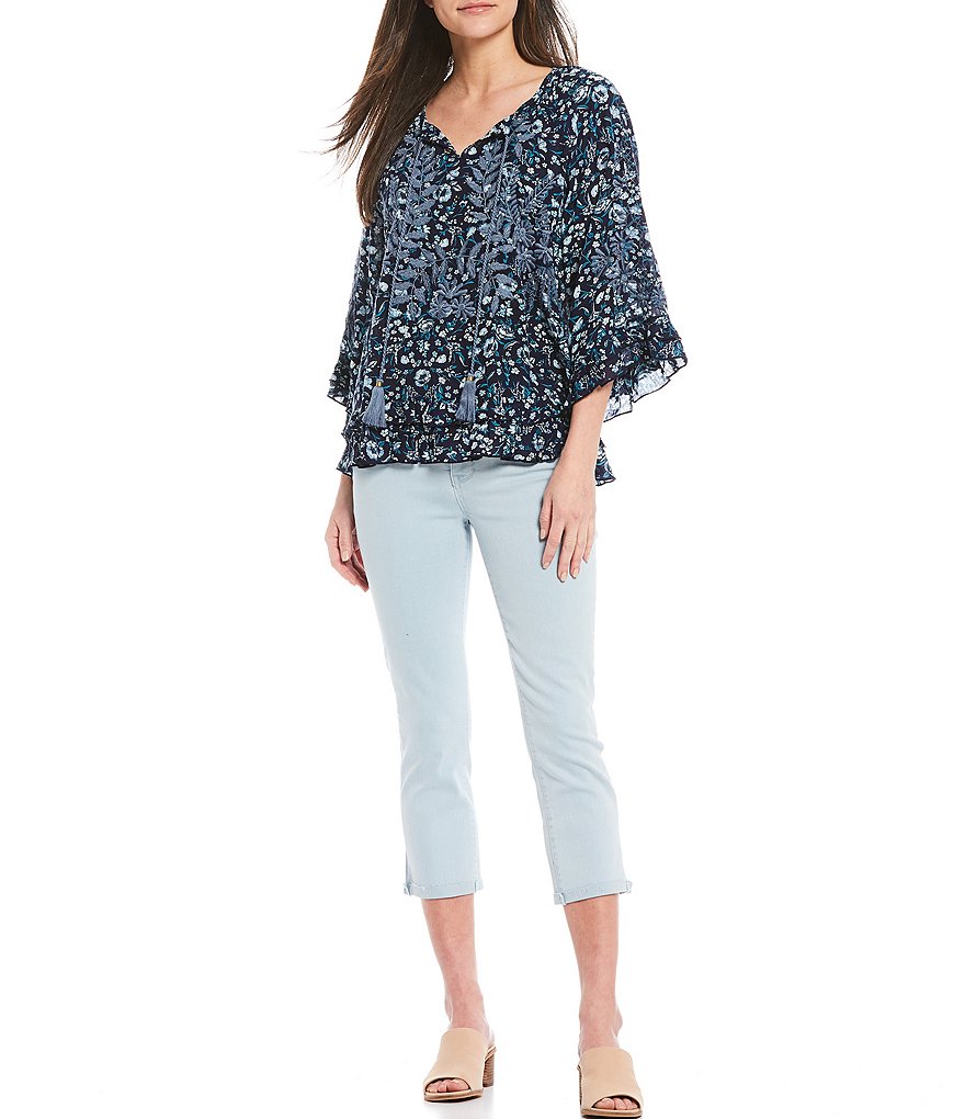 NDYJ Chloe Roll-Cuff Capri Jeans