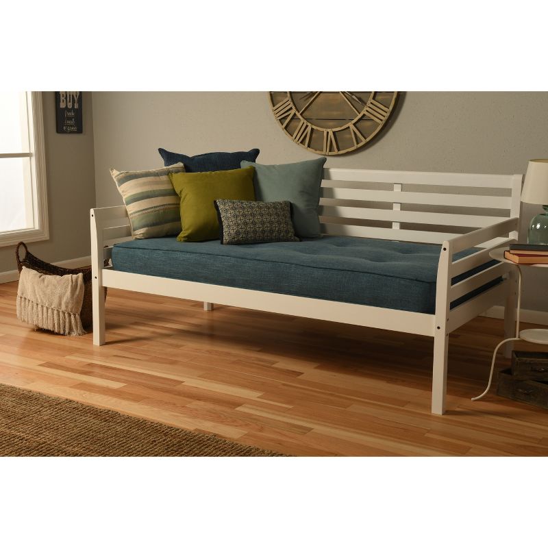 Yorkville Daybed White/Aqua - Dual Comfort