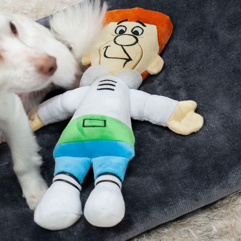 Crowded Coop, LLC The Jetsons George Jetson 12" Plush Dog Toy