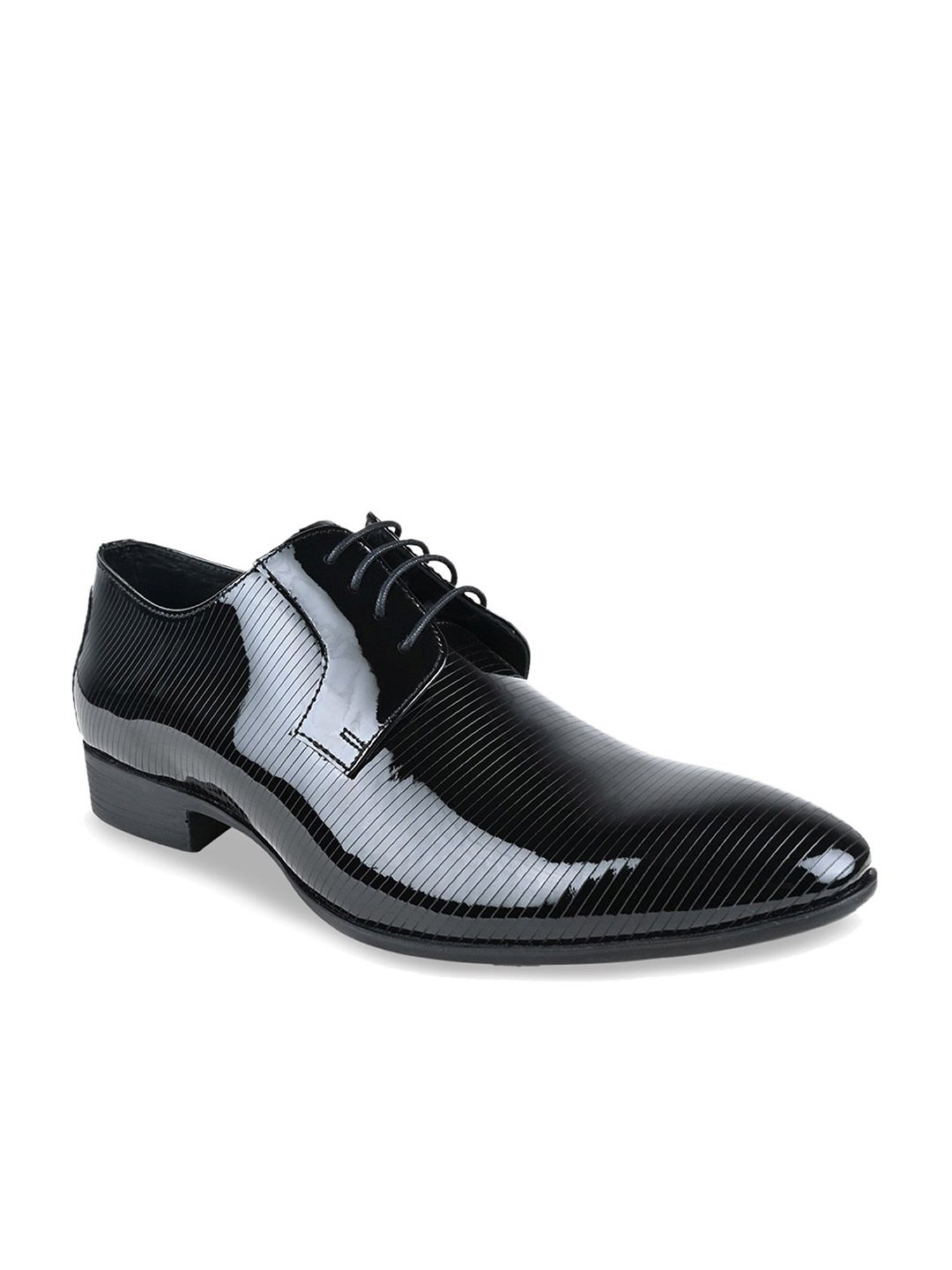 Regal Men's Black Derby Shoes