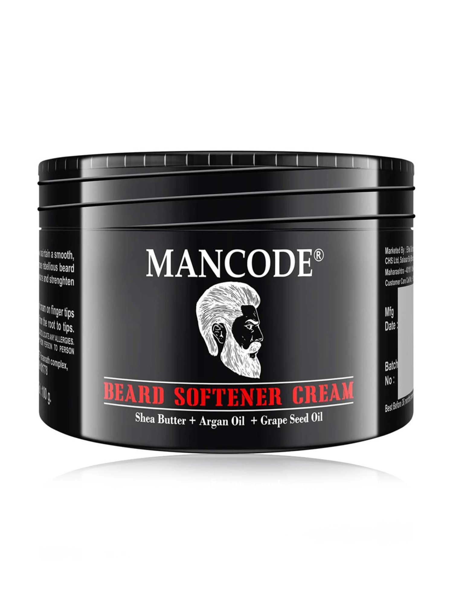 Mancode Beard Wash & Conditioner and Beard Softner Cream (Pack of 2)
