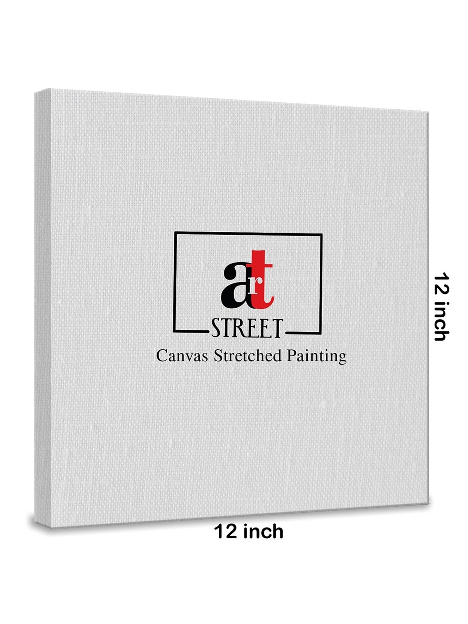 Art Street Printed Yellow Cotton Canvas Wall Art - Set Of 2