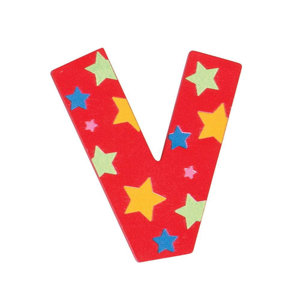 Star Letter V (Red)