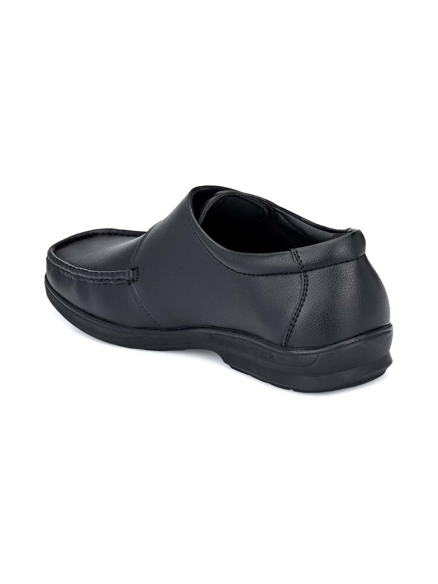 Eego Italy Men's Black Formal Loafers