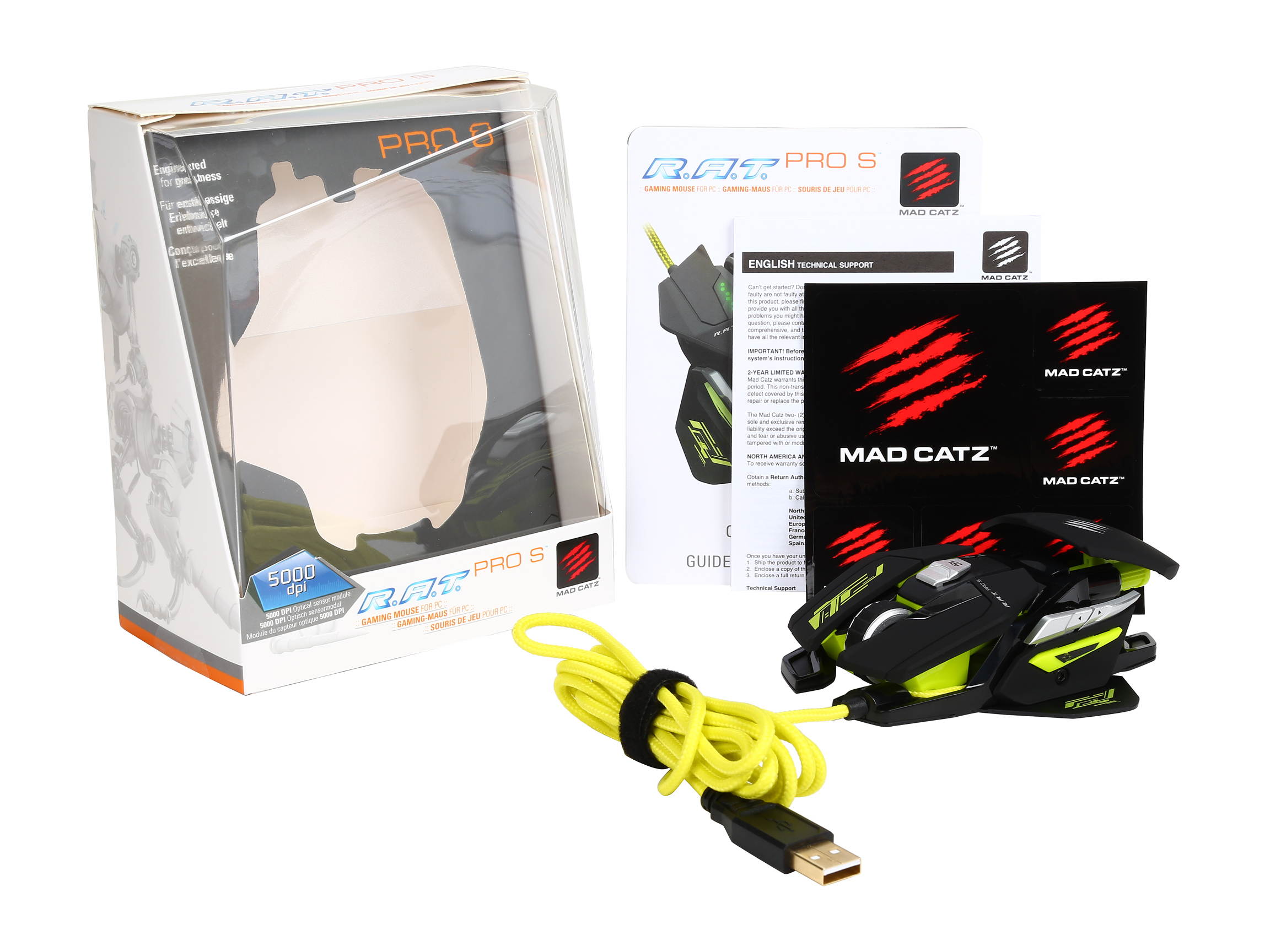 Mad Catz R.A.T. PRO S MCB4372200A6/04/1 Wired Optical Gaming Mouse