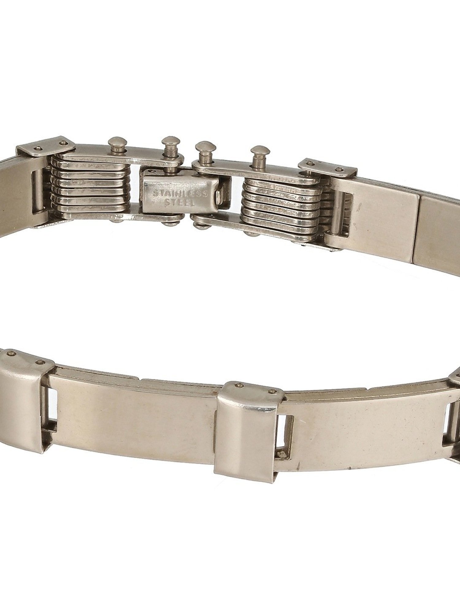 Aatmana Men Silver-Plated Link Bracelet