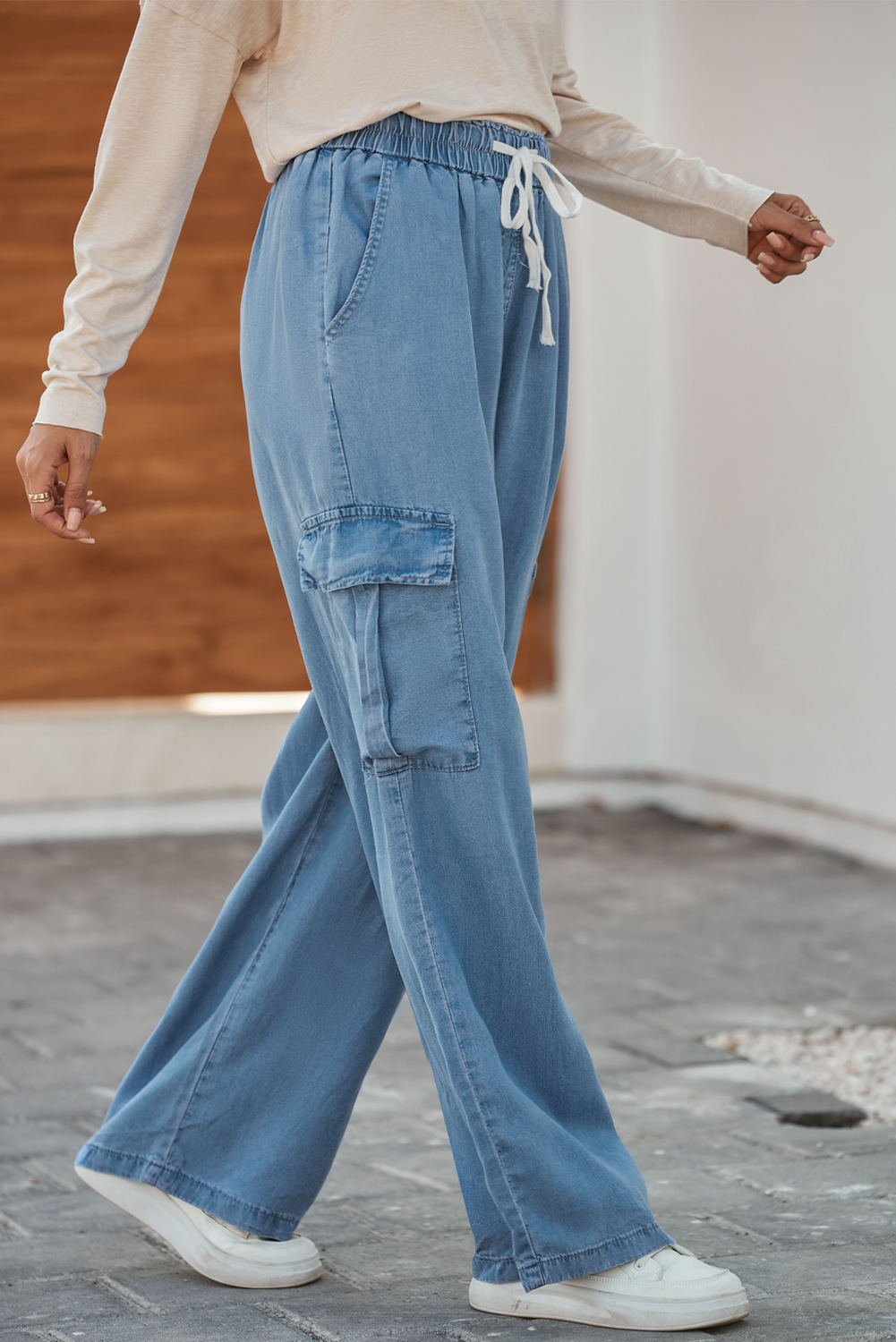 Liverpool Los Angeles Gia Glider Crop Cut Hem Stretch Twill Pull-On Jeans