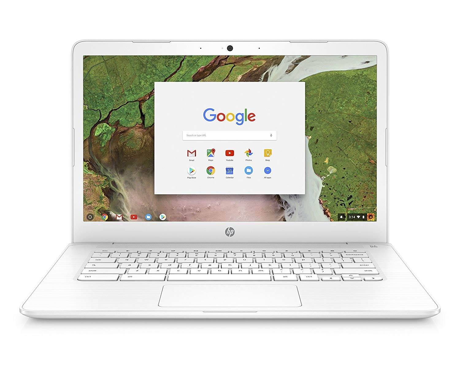 HP 14-ca092wm Chromebook 14" FHD N3350 4GB RAM 32GB eMMC 1.1GHz Chrome OS White
