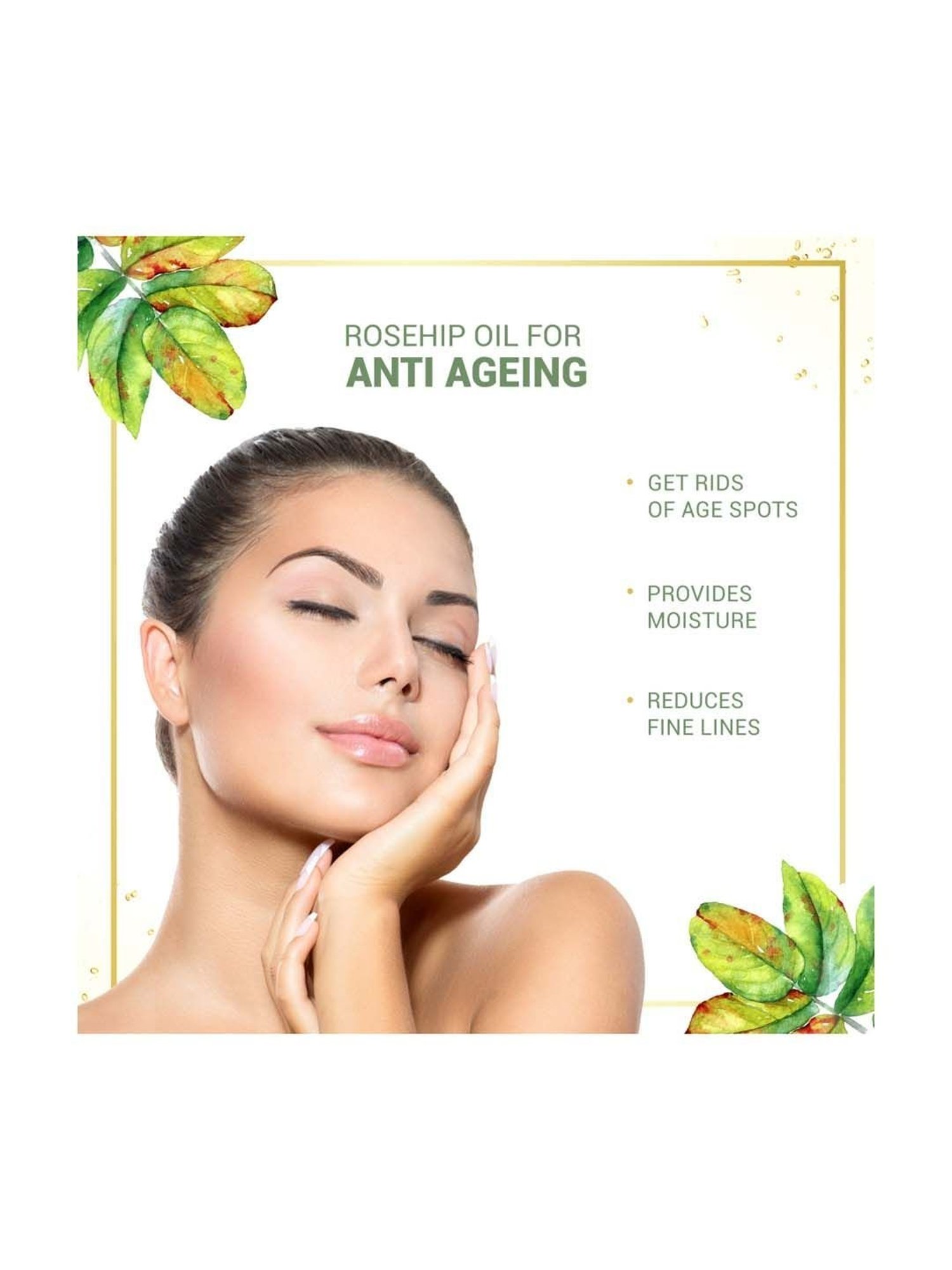 Anveya Rosehip Oil for Face - 50 ml