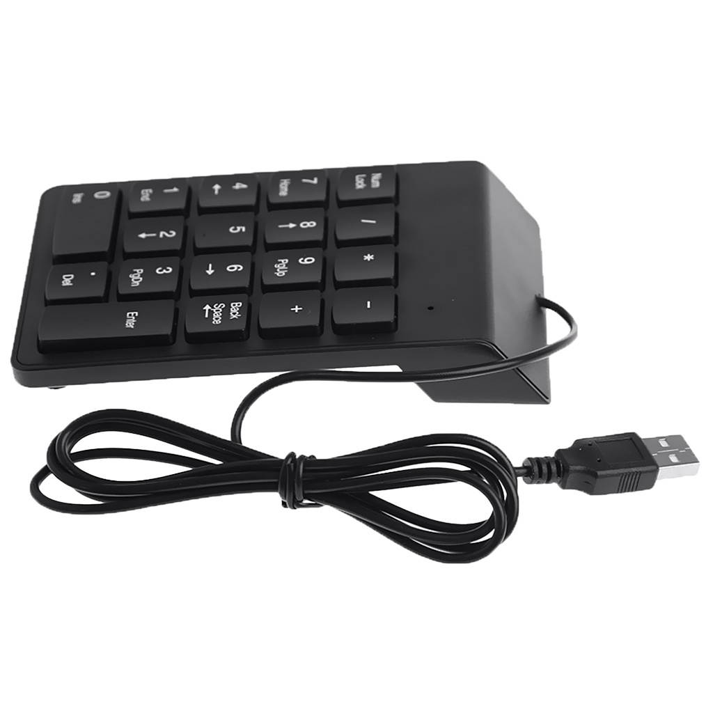 Mini USB 18-keys Num Pad Numeric Number Keypad Keyboard for Laptop Notebook