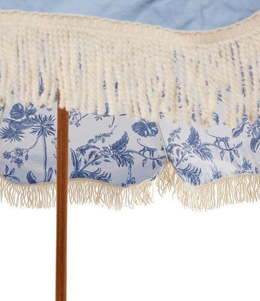 business & pleasure Chinoiserie Premium Beach Umbrella