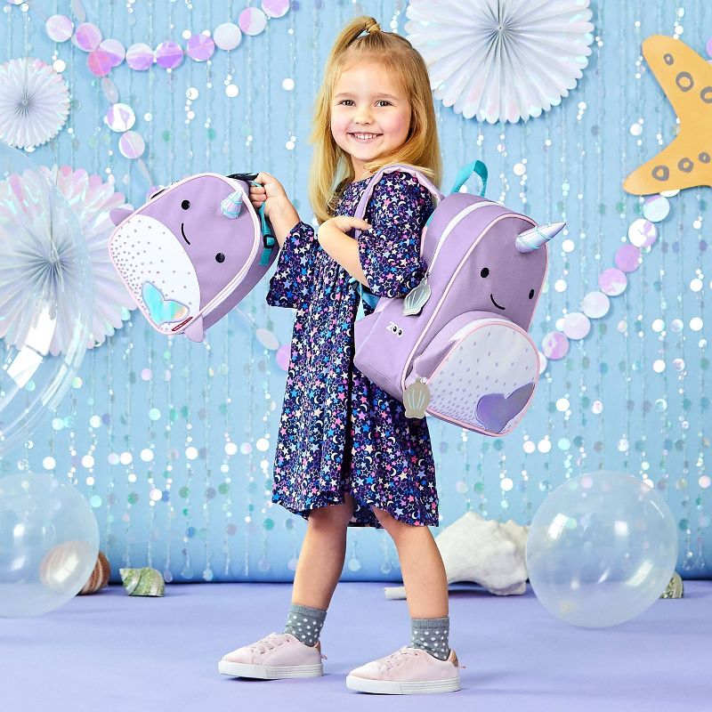 Skip Hop Zoo Little & Toddler 12" Kids' Backpack - Narwhal