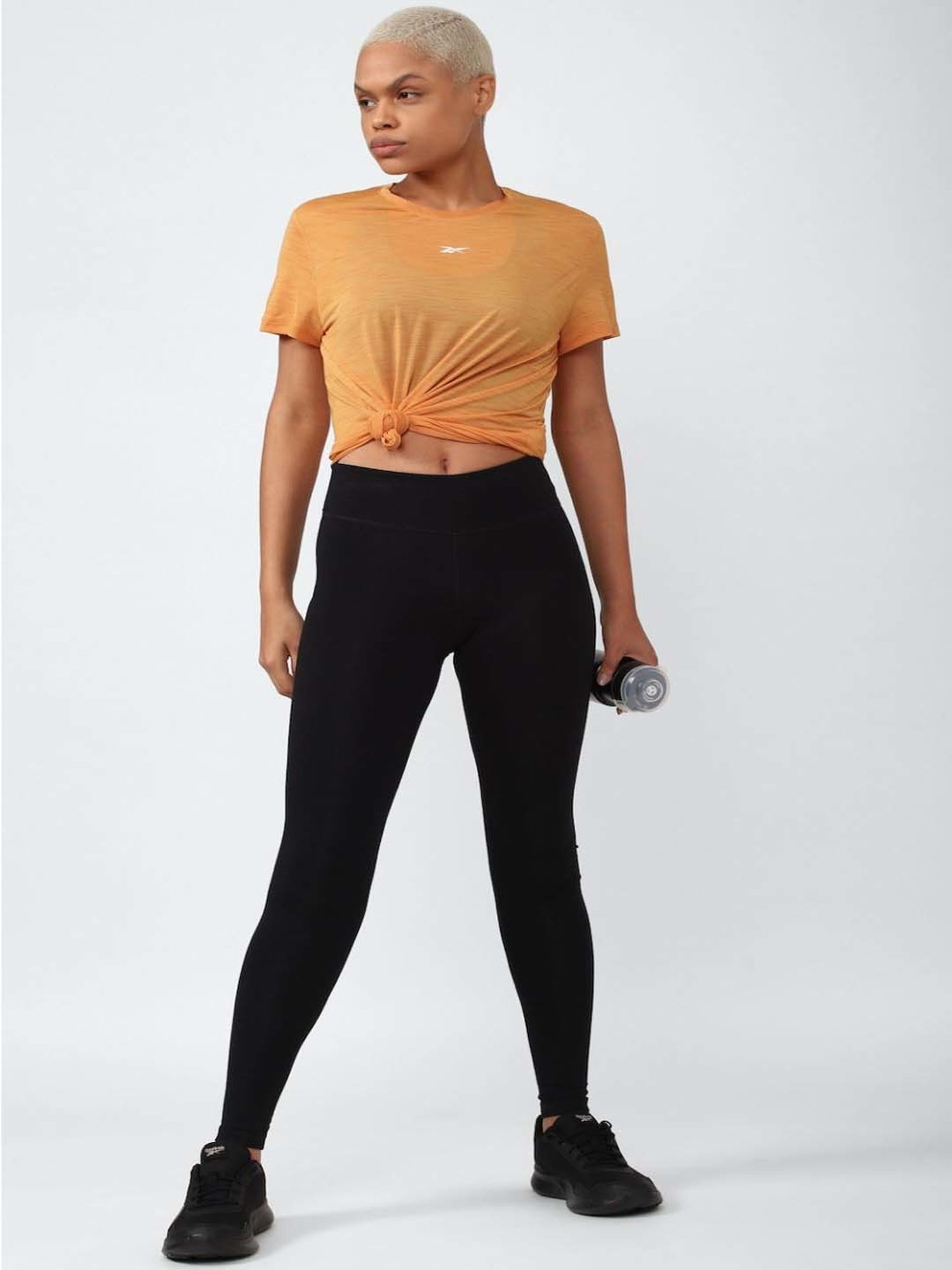 Reebok Peach Regular Fit T-Shirt