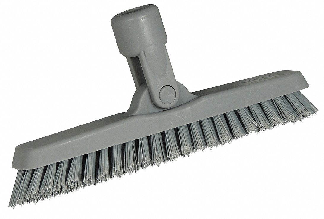 Unger Industrial LLC SmartColor Swivel Corner Brush 8 2/3" Gray Handle CB20G