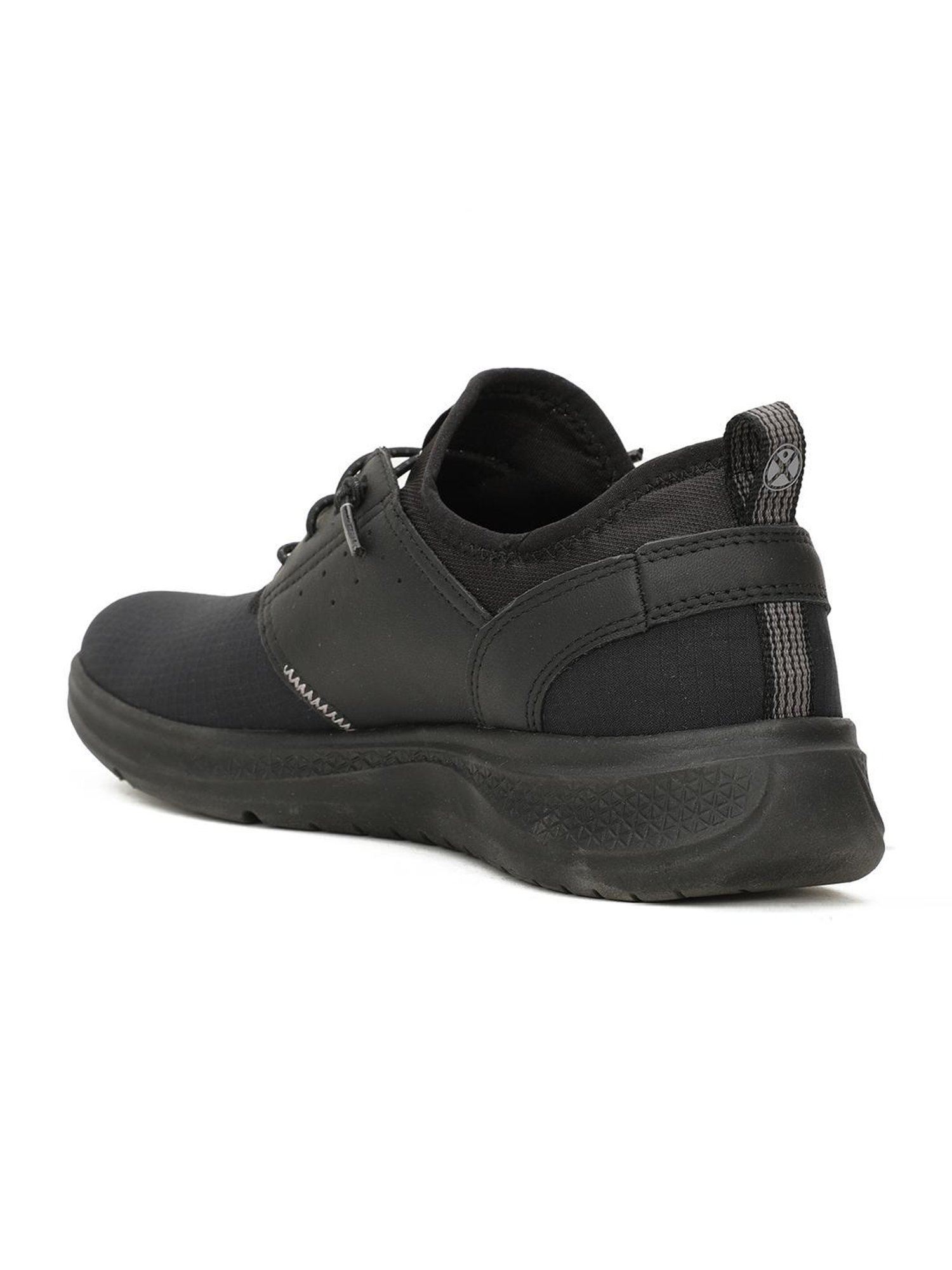 Hush Puppies by Bata Men's Black Running Shoes