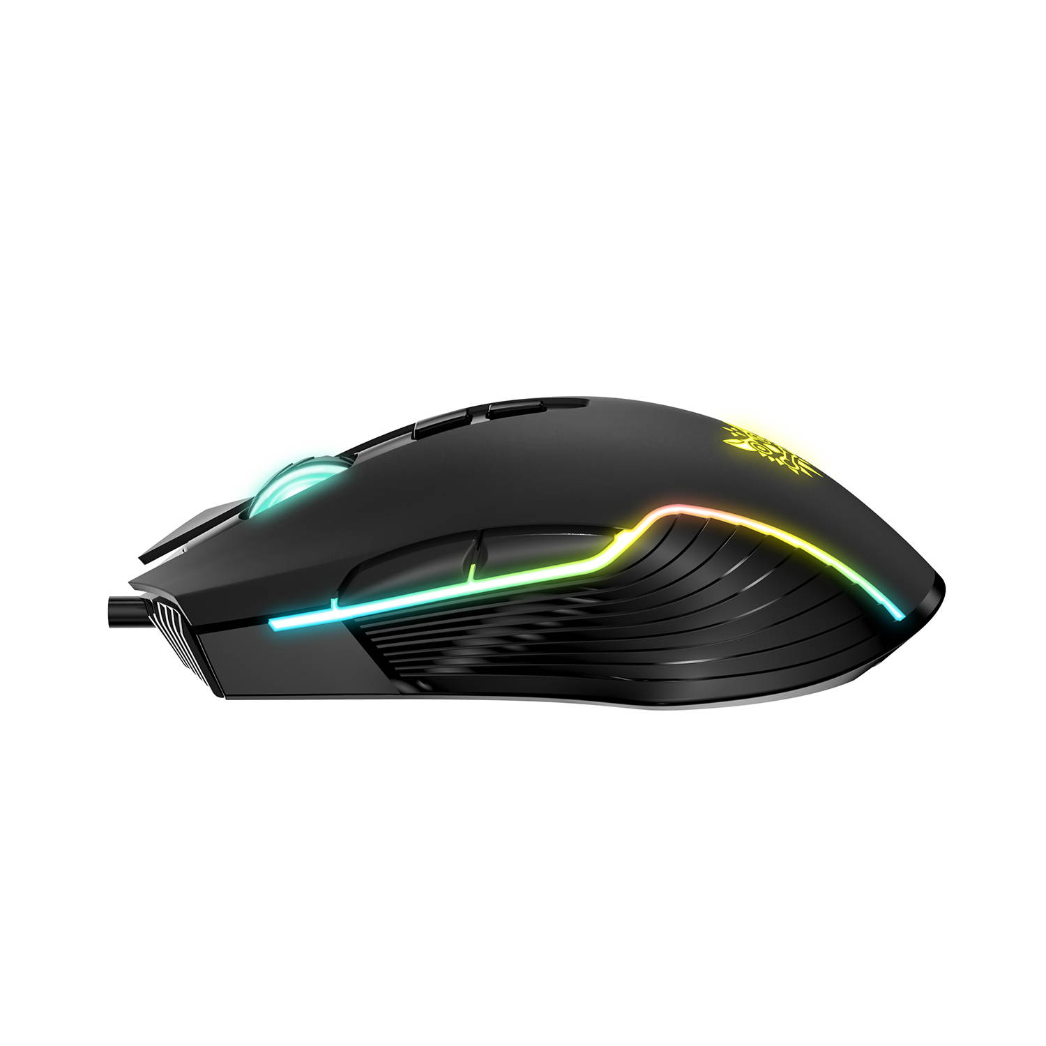 CW905 RGB Wireless Gaming Mouse, Rechargeable Computer Mice with RGB Backlit, 6 Adjustable DPI Up to 6400, Ergonomic Laptop PC Mouse for Windows Vista Linux