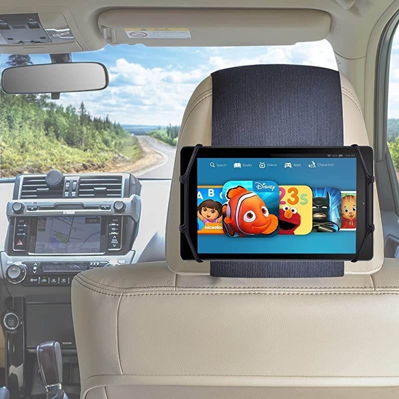 Car Headrest Holder  Car Headrest Mount Silicon Holder for 710 Inch Fire Tablets