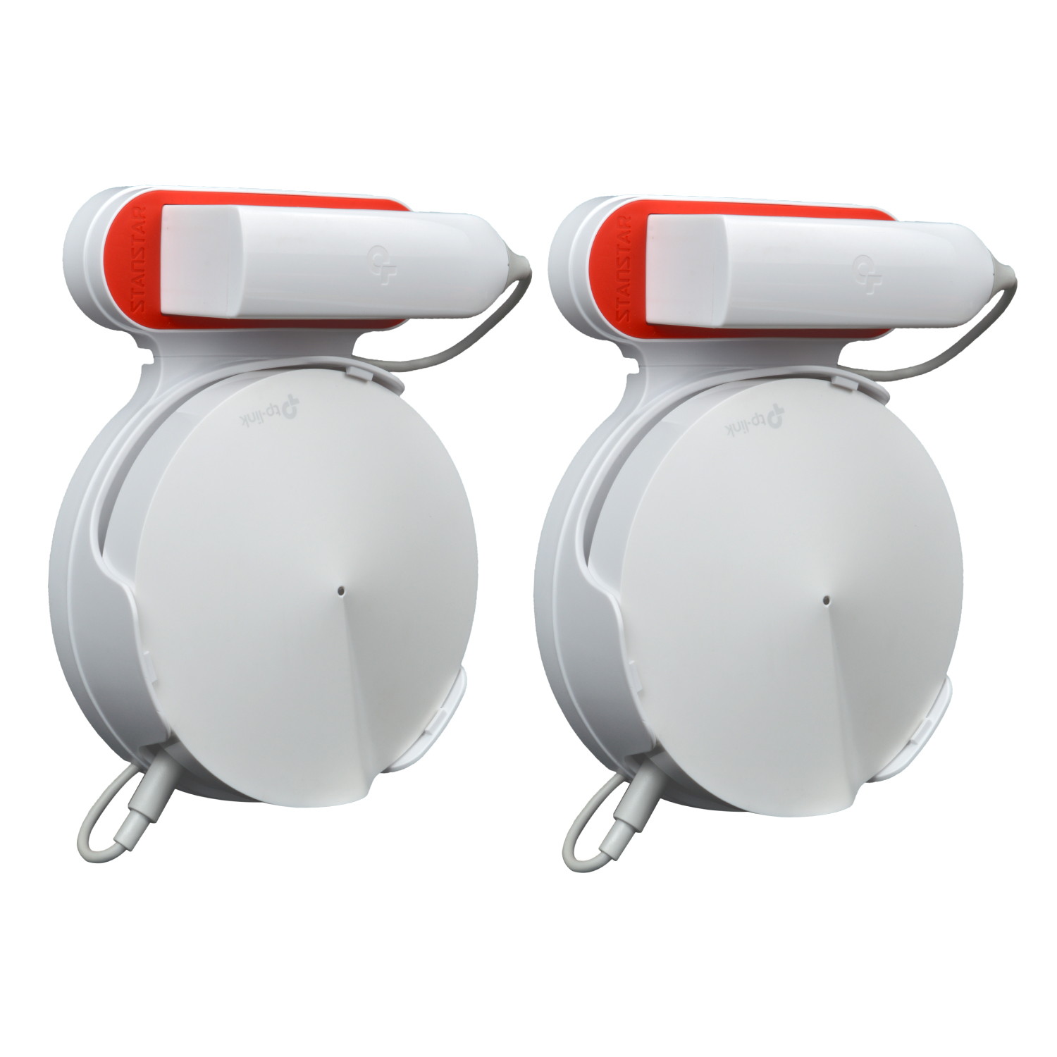 STANSTAR Wall-Mounted WiFi bracket, specially designed for TP-Link Deco P7 Whole family mesh WiFi system router, can be installed on the wall or ceiling, which is easy to install.