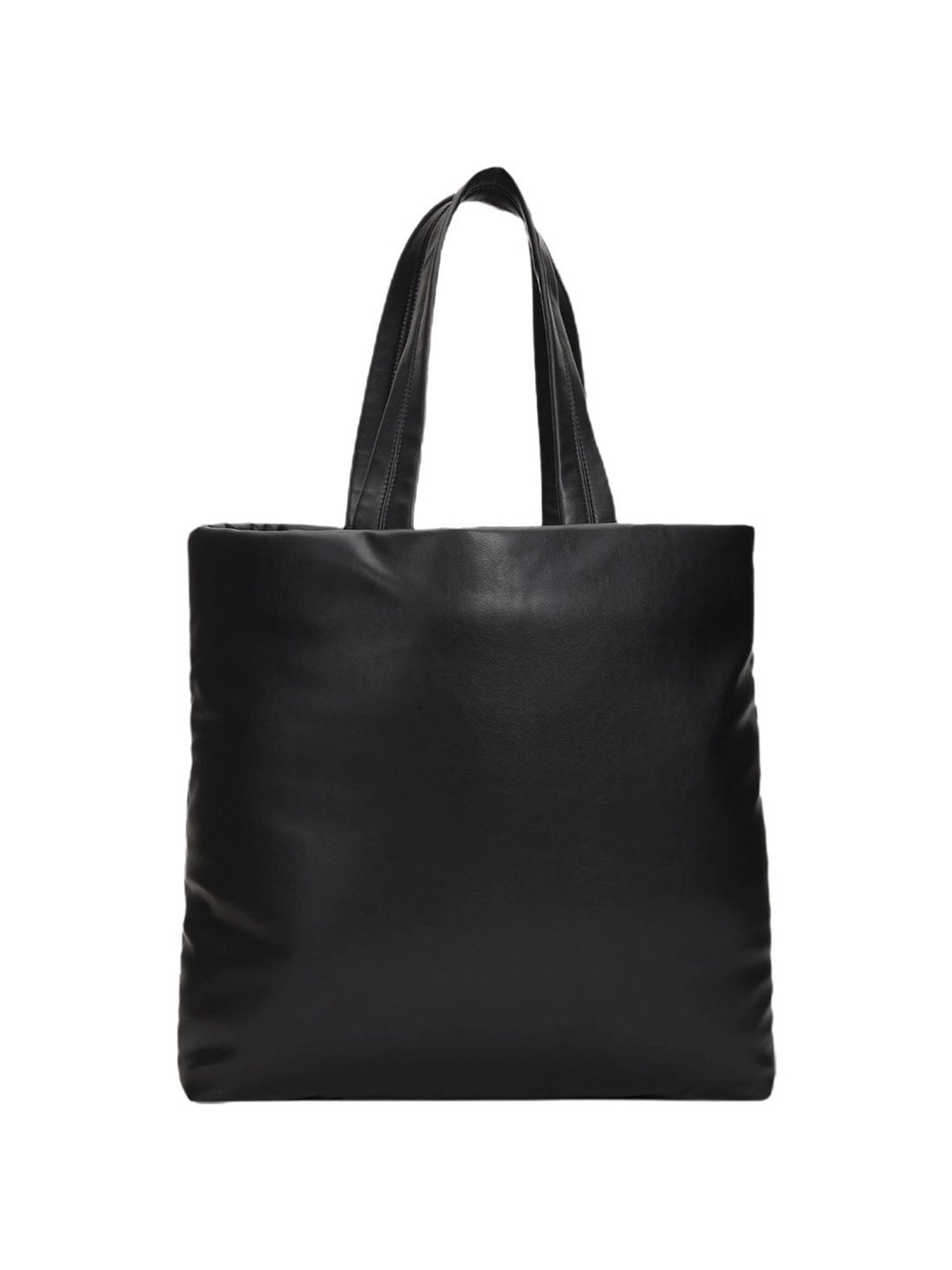 CALVIN KLEIN Black Puffed Tote