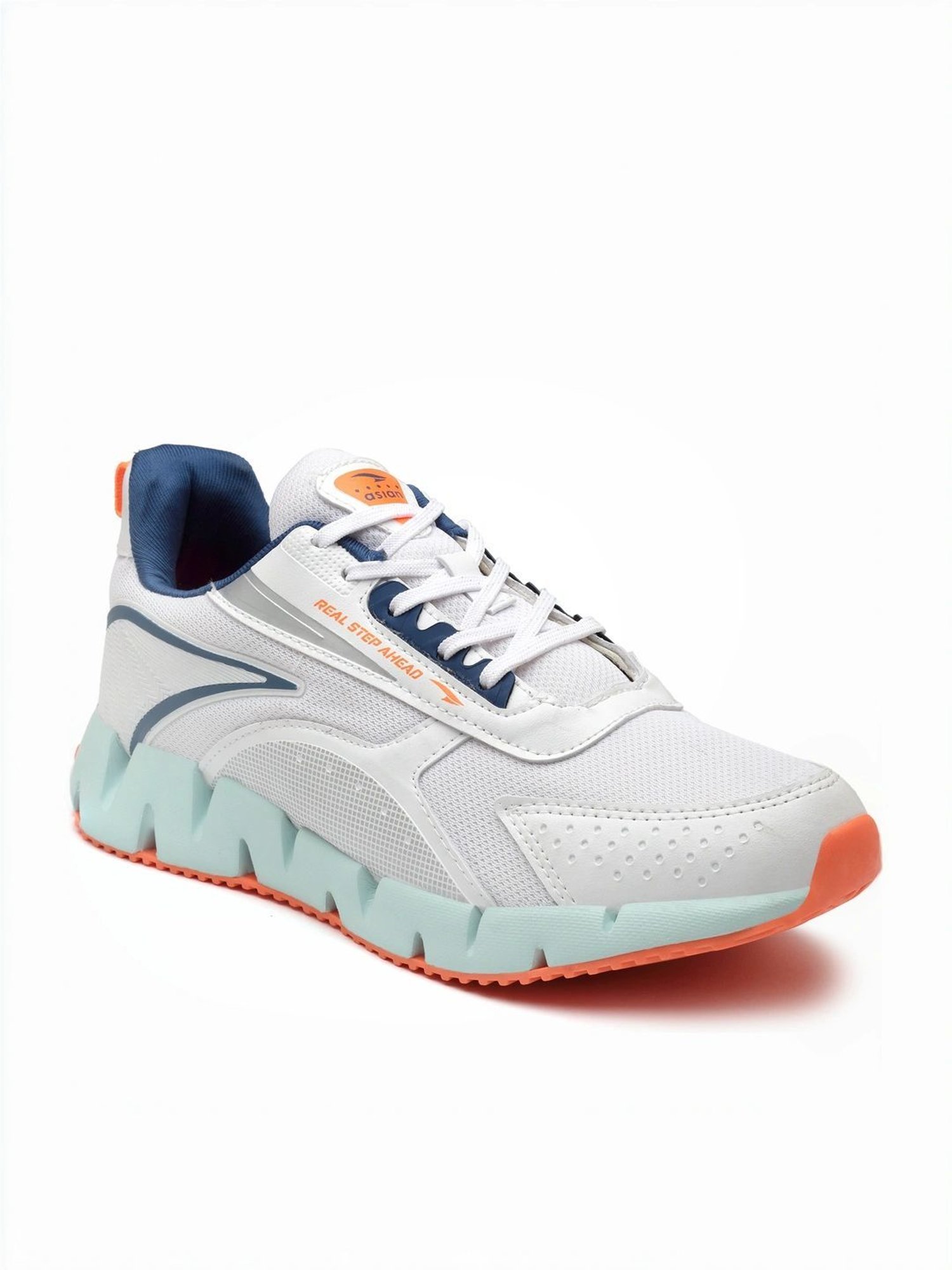 Asian Men's White Running Shoes