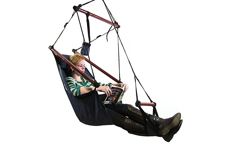 Web Spinner Swing 24" Diameter - Black - Sorbus