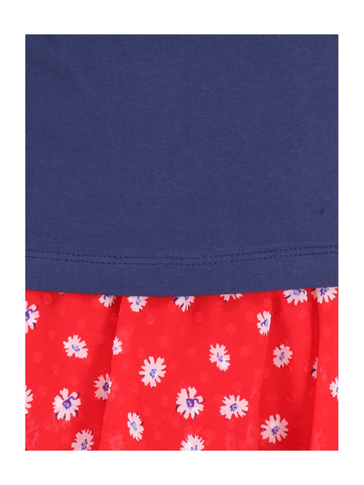 Akkriti by Pantaloons Kids Red & Cream Embroidered Kurta Set