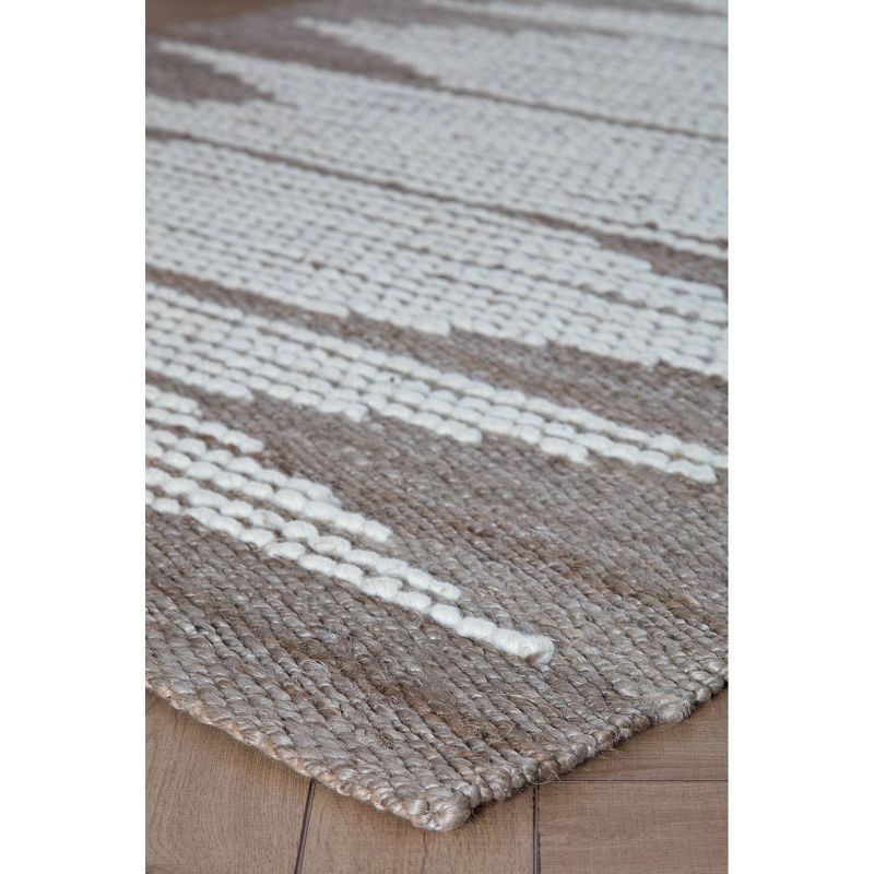 5'x7' Marconi Wool Pattern Rug Natural/Ivory - Anji Mountain