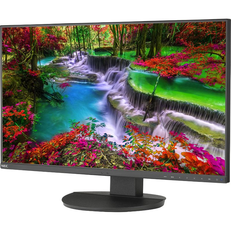 NEC Display MultiSync EA271F-BK 27 Inch Full HD 1920 x 1080 6ms 120Hz 16:9 Integrated Speaker USB Hub Widescreen WLED LCD IPS Monitor - Black