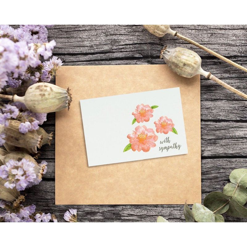 Best Paper Greetings 48 Pack Get Well Soon Cards & Assorted Sympathy Card with Envelopes, Watercolor Greeting Cards 4x6 in