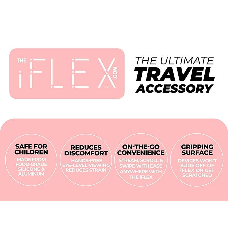 Adjustable Cell Phone Stand and Tablet Stand for Work and Home Flexible Phone Holder is The Perfect iPhone Stand for Video Calls and Holds Any Device NonSlip Grip Strong and Durable