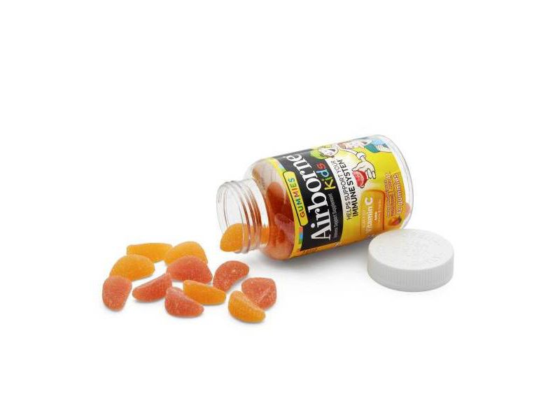 Airborne Kids Immune Support Gummies with Vitamin C & Zinc - Assorted Fruit - 42ct