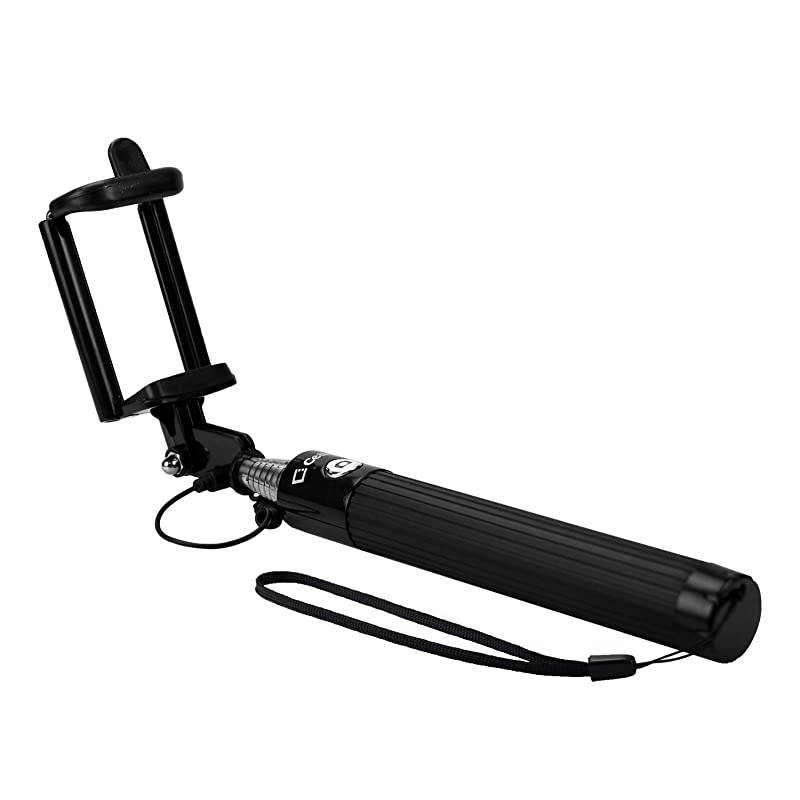 Selfie Stick Compatible for Apple iPhone 6/6Plus/5 Samsung Note 9/8/5/S9/S9+/S8+/S8/S7/J7/J3/ LG K20 V/Q7+/Stylo 4/3/2/Q Stylus/V35 ThinQ/V30 (Wired)