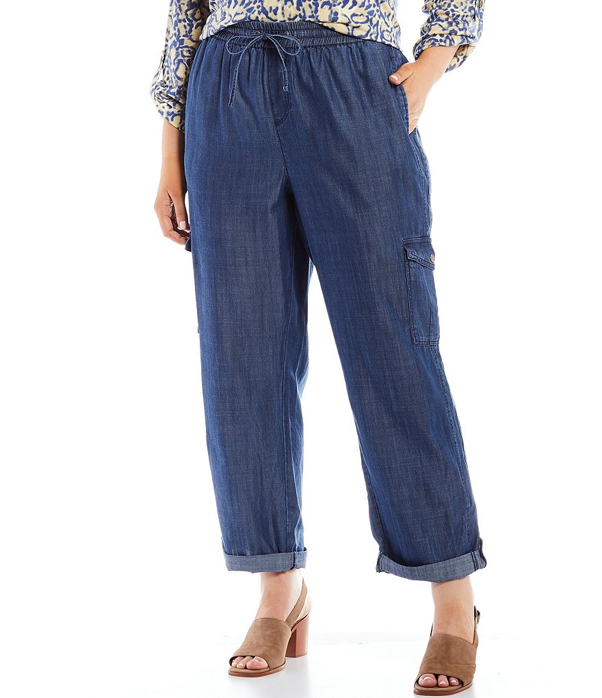Westbound Plus Size the HIGH RISE fit Denim Skinny Cropped Pants