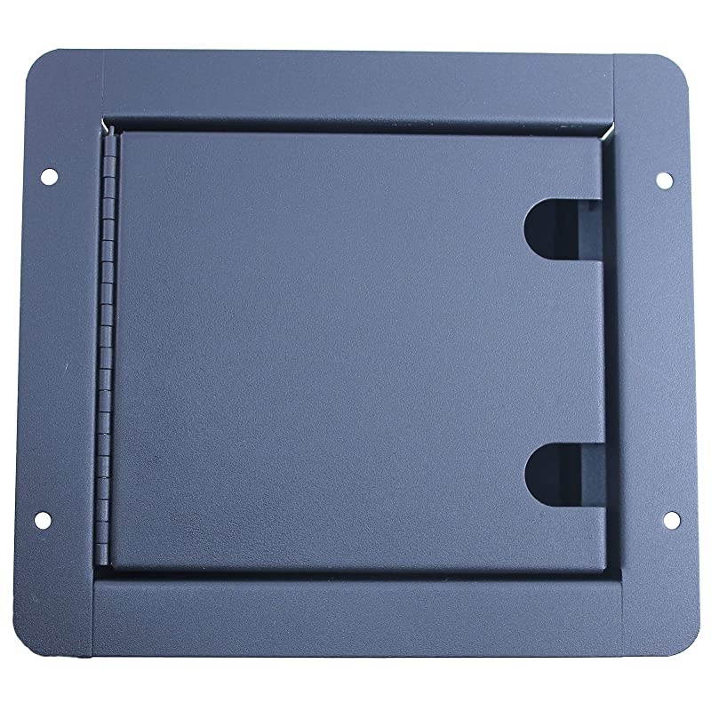 Pro Audio Recessed Stage in Floor Pocket Box Black