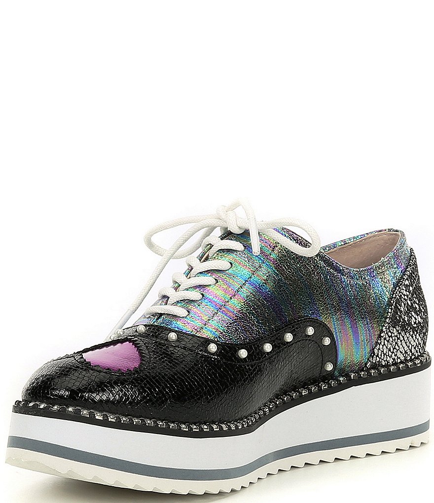 SAS Siesta Leather Wedge Oxford