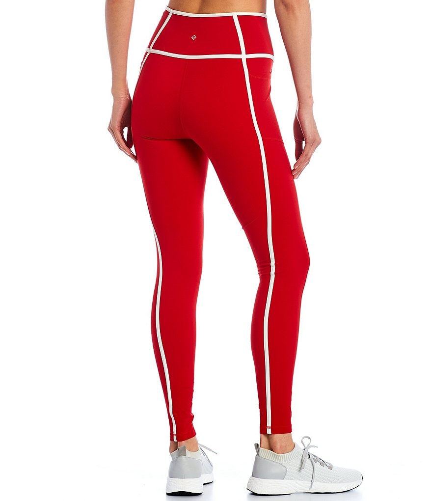 Antonio Melani Action High Waist Contrast Trim 28-Inch Legging