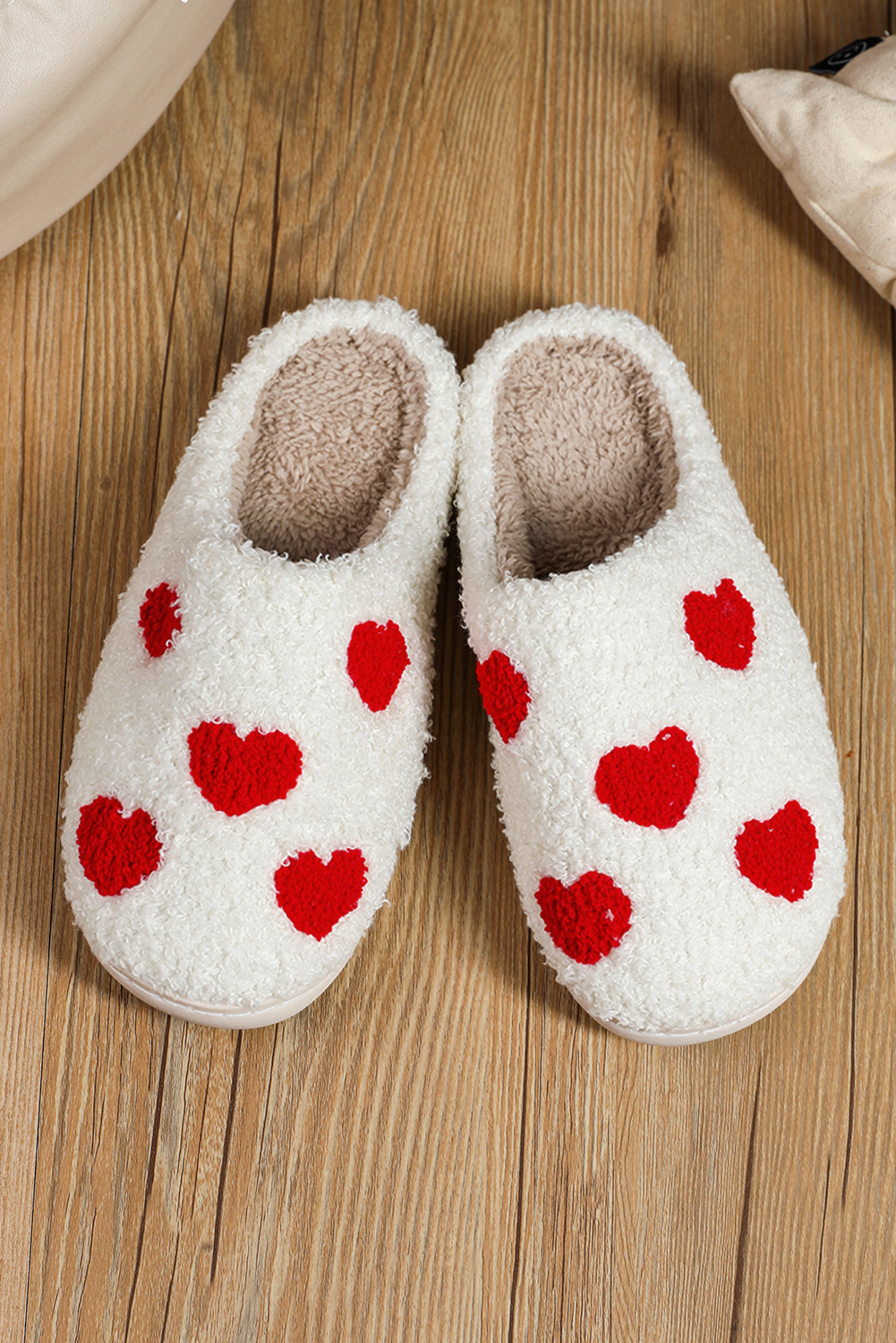 Beige Vintage Metal Decor Leather Thong Slides Shoes