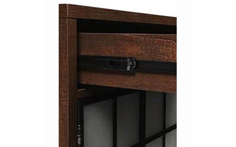Twin Star Home Uptown Loft Accent Cabinet in Espresso