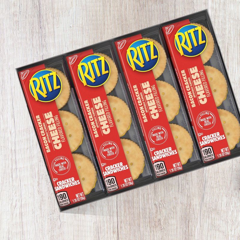 Ritz Bacon Cracker Sandwiches with Cheese - 8ct/1.35oz