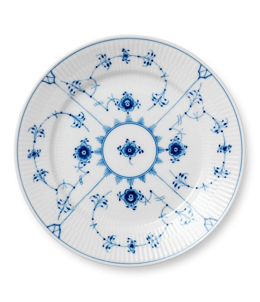 Royal Copenhagen Blue Fluted Plain Salad Plate